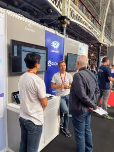 Strong Cassandra DB interest at Big Data LDN Stand photo