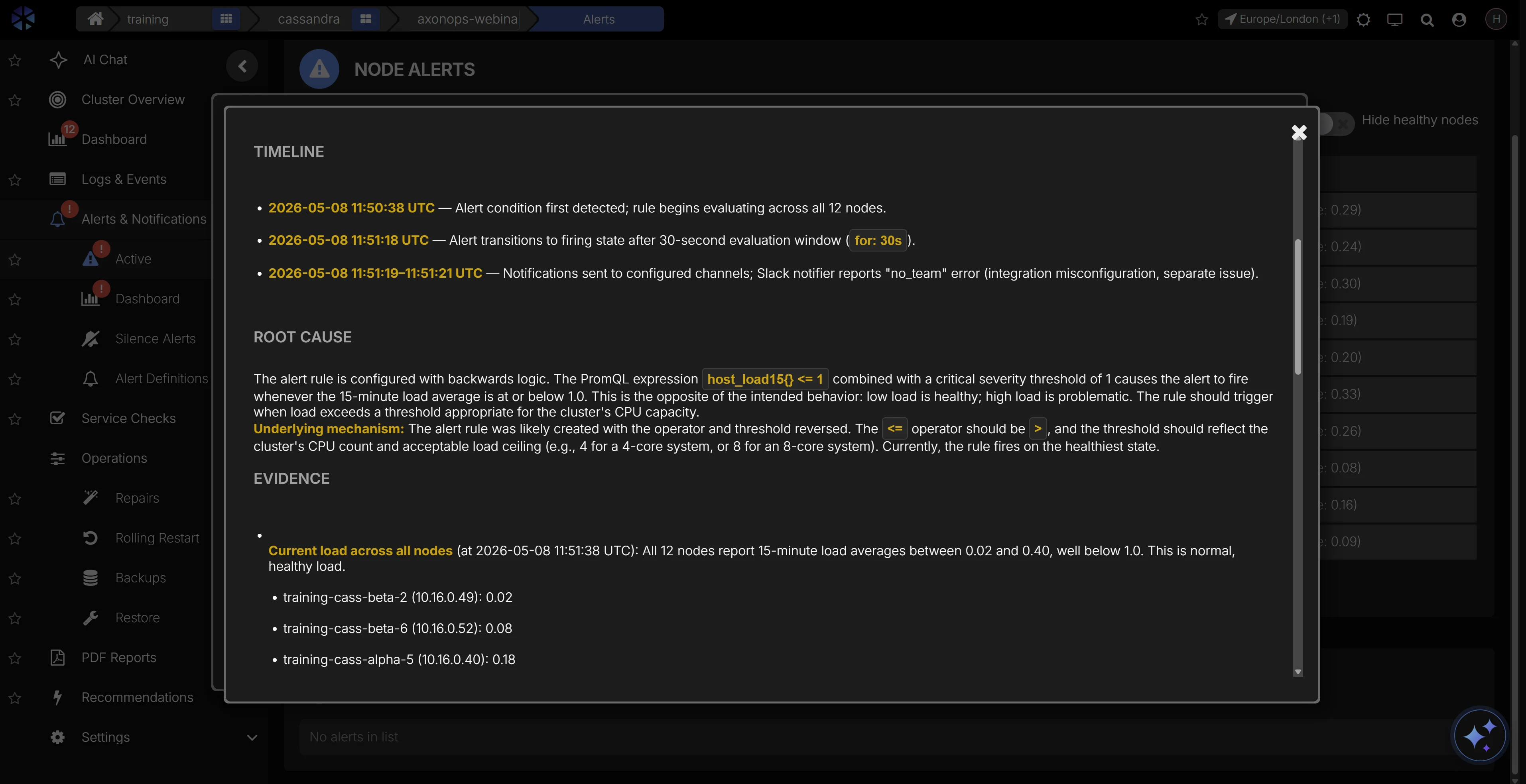Root cause analysis on every alert